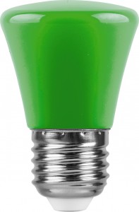 25912 Лампа светодиодная Feron LB-372 Колокольчик E27 1W зеленый Лампа светодиодная Feron LB-372 Колокольчик E27 1W зеленый