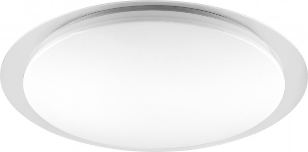 29633 Люстра потолочная светодиодная с пультом управления Feron AL5000 тарелка 36W теплый белый (3000К) - холодный белый (6500K) белый с кантом Светодиодный управляемый светильник накладной Feron AL5000 тарелка 36W теплый белый (3000К) - холодный белый (6500K) белый с кантом